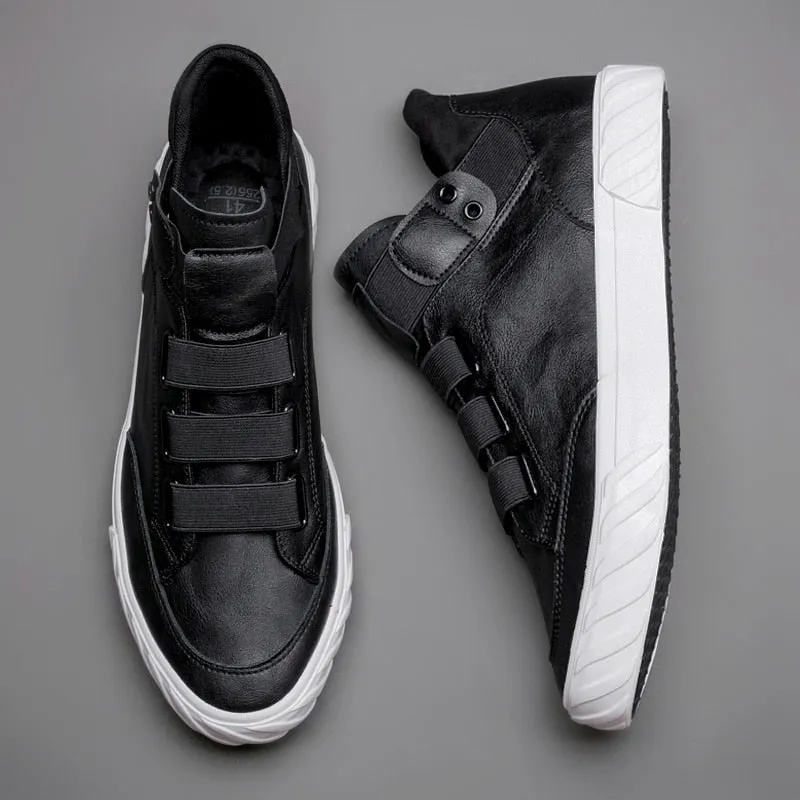 Men Leather Shoes Korean Trend Comfortable Loafer Men Shoes
