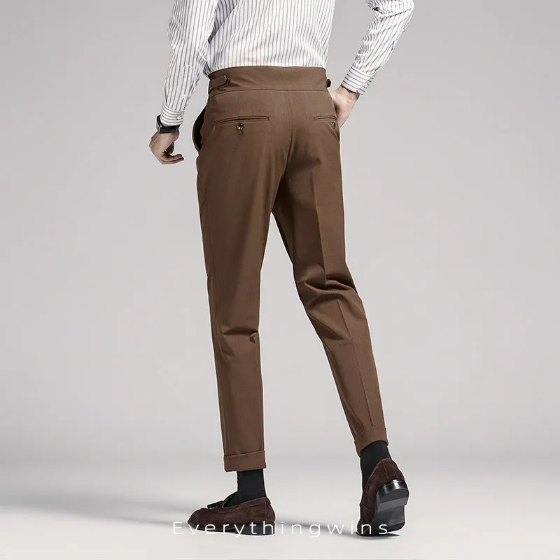 Men's Business Casual High Waist Pants