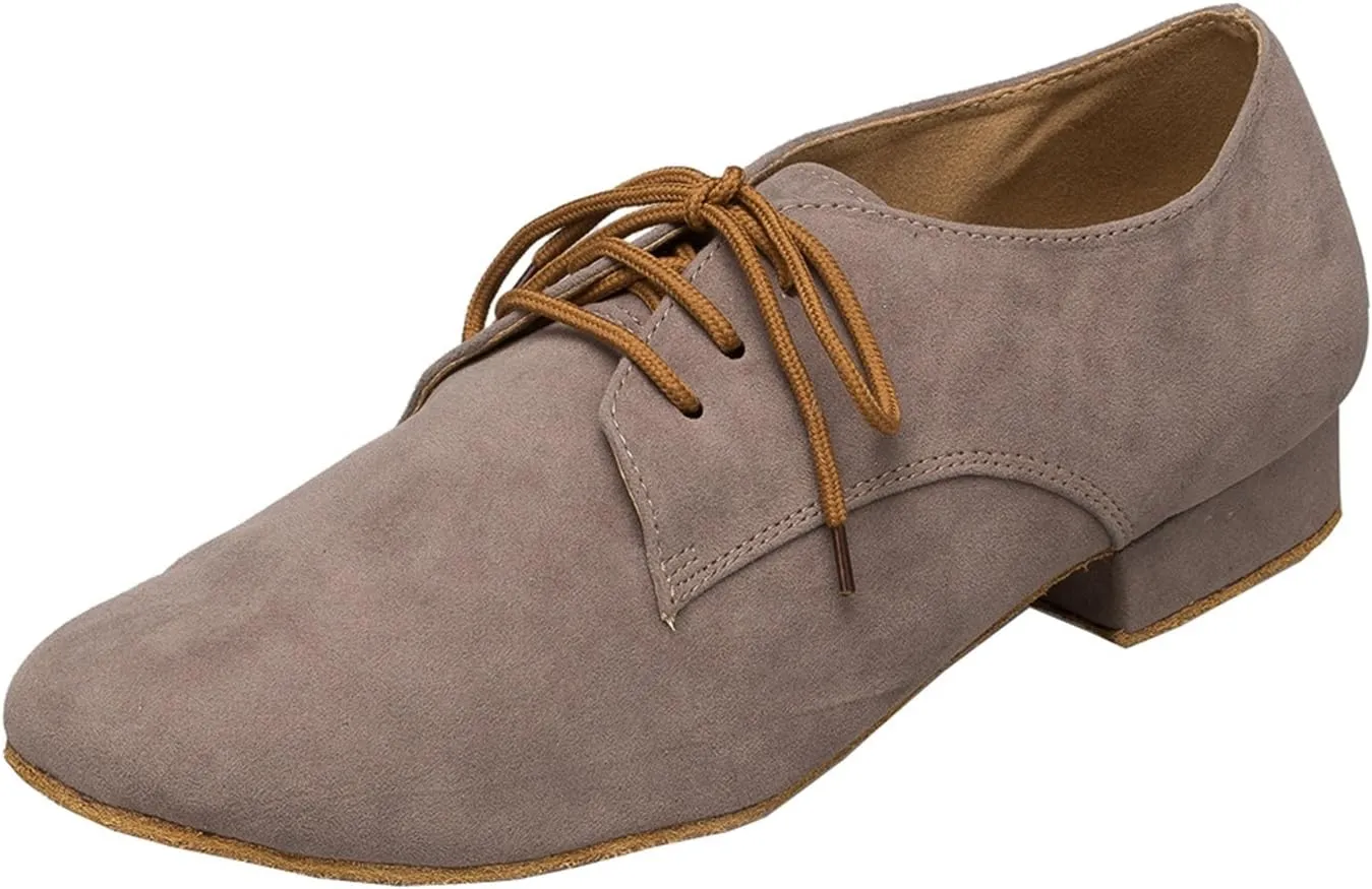 Minishion Men's TH174 Fashion Suede Leather Wedding Ballroom Latin Taogo Dance Shoes