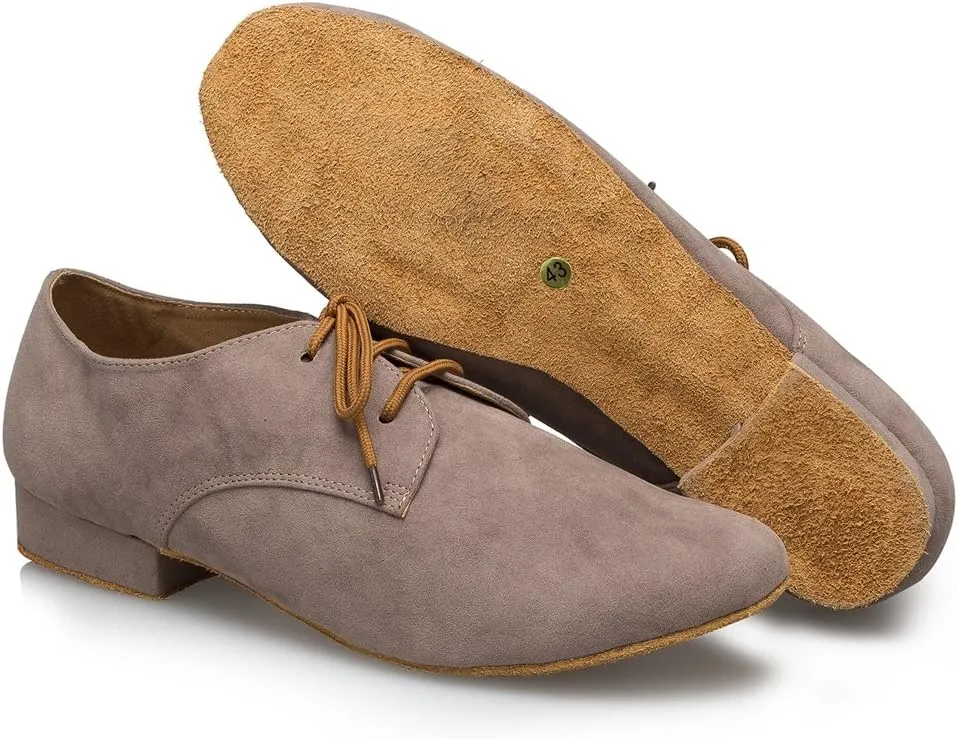 Minishion Men's TH174 Fashion Suede Leather Wedding Ballroom Latin Taogo Dance Shoes