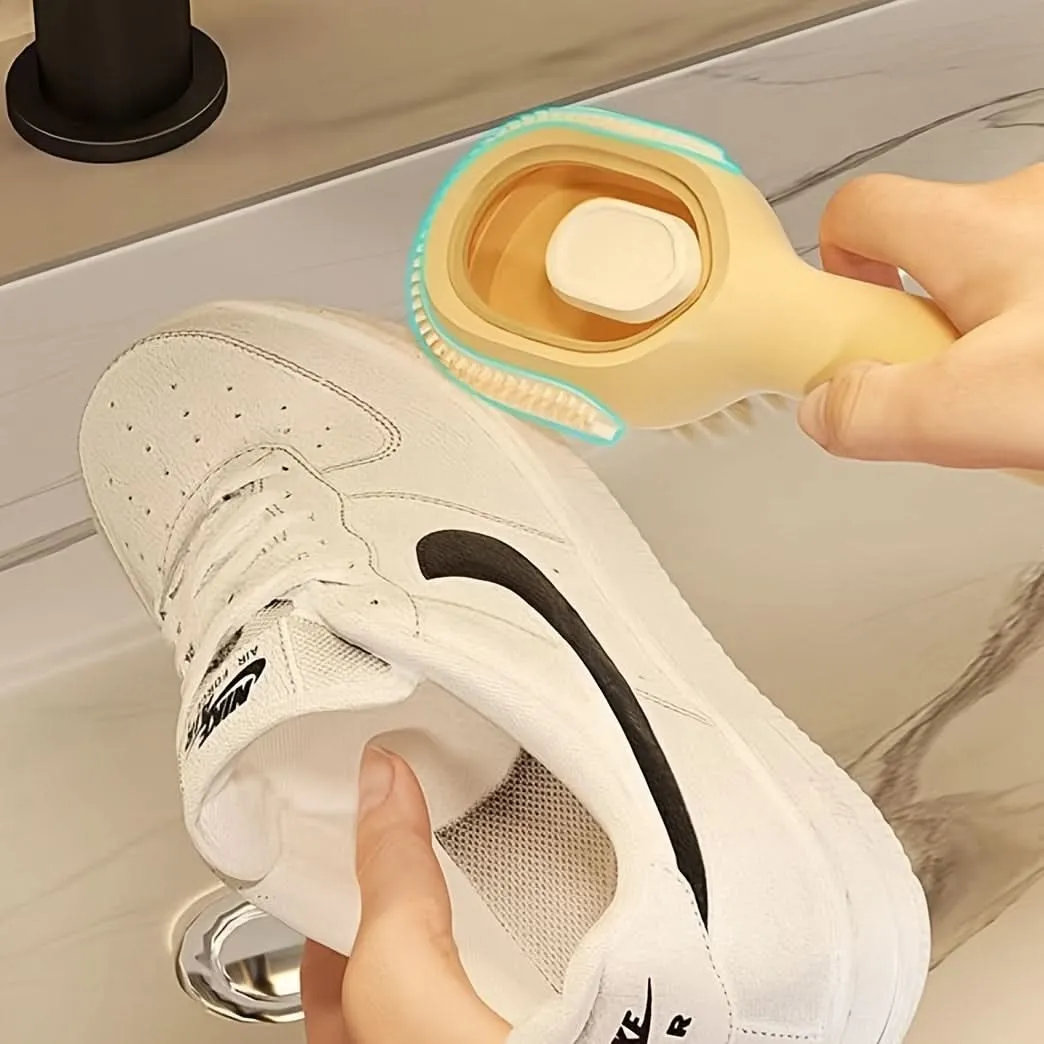 Multifunctional Shoe Cleaning Brush with Soap Dispenser