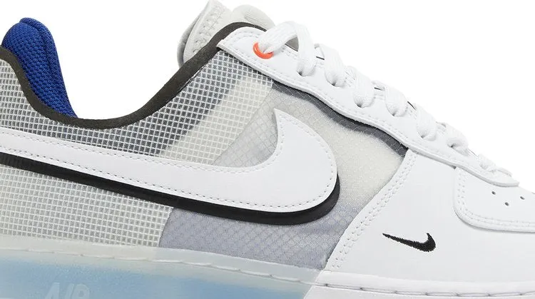 Nike Air Force 1 React 'White Light Photo Blue' Sneakers