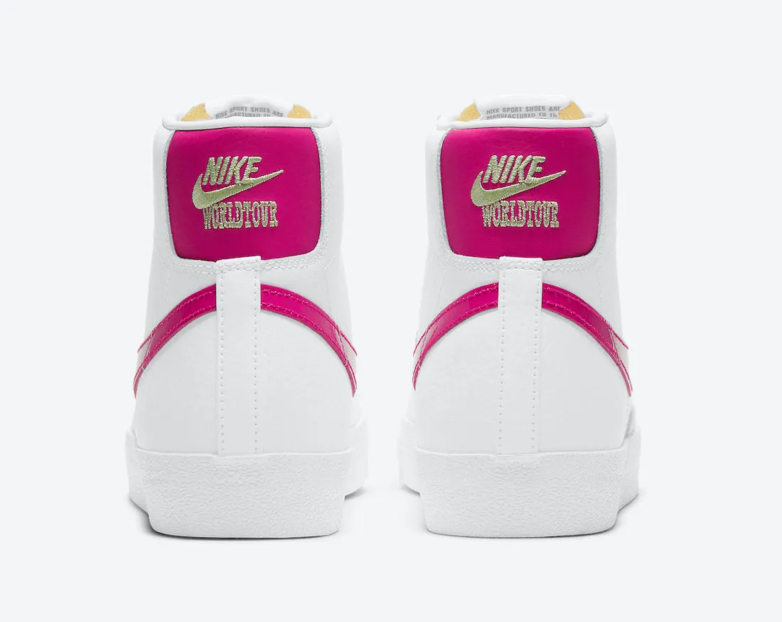 Nike Blazer Mid '77 Vintage White Fireberry Light Liquid Lime DD9552-100