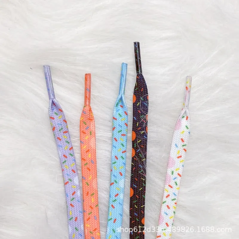 Popcorn Print Shoelaces for Sneakers – For Casual & Sports Shoes
