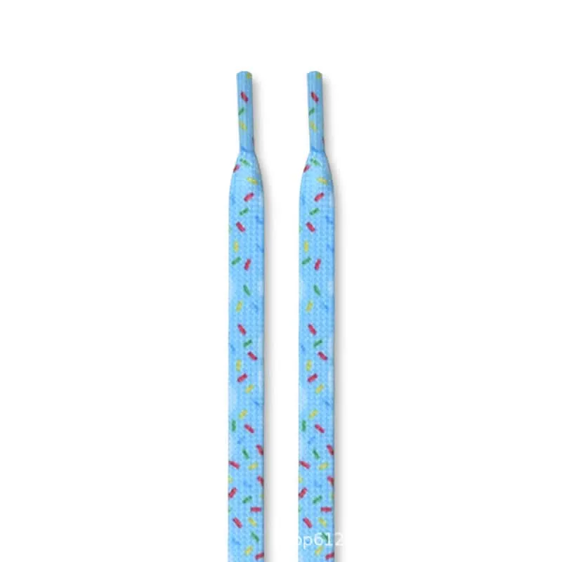 Popcorn Print Shoelaces for Sneakers – For Casual & Sports Shoes