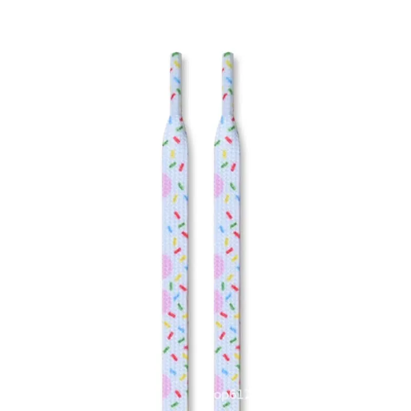 Popcorn Print Shoelaces for Sneakers – For Casual & Sports Shoes