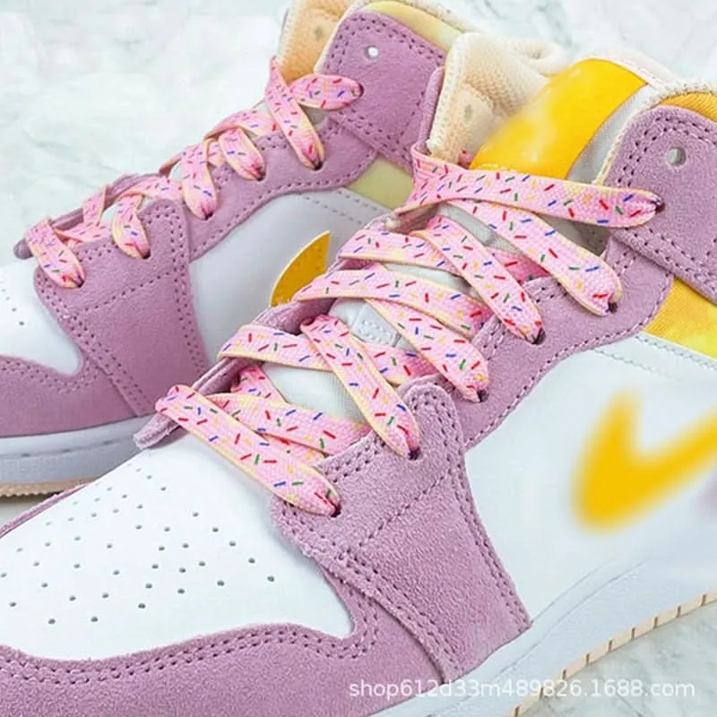 Popcorn Print Shoelaces for Sneakers – For Casual & Sports Shoes