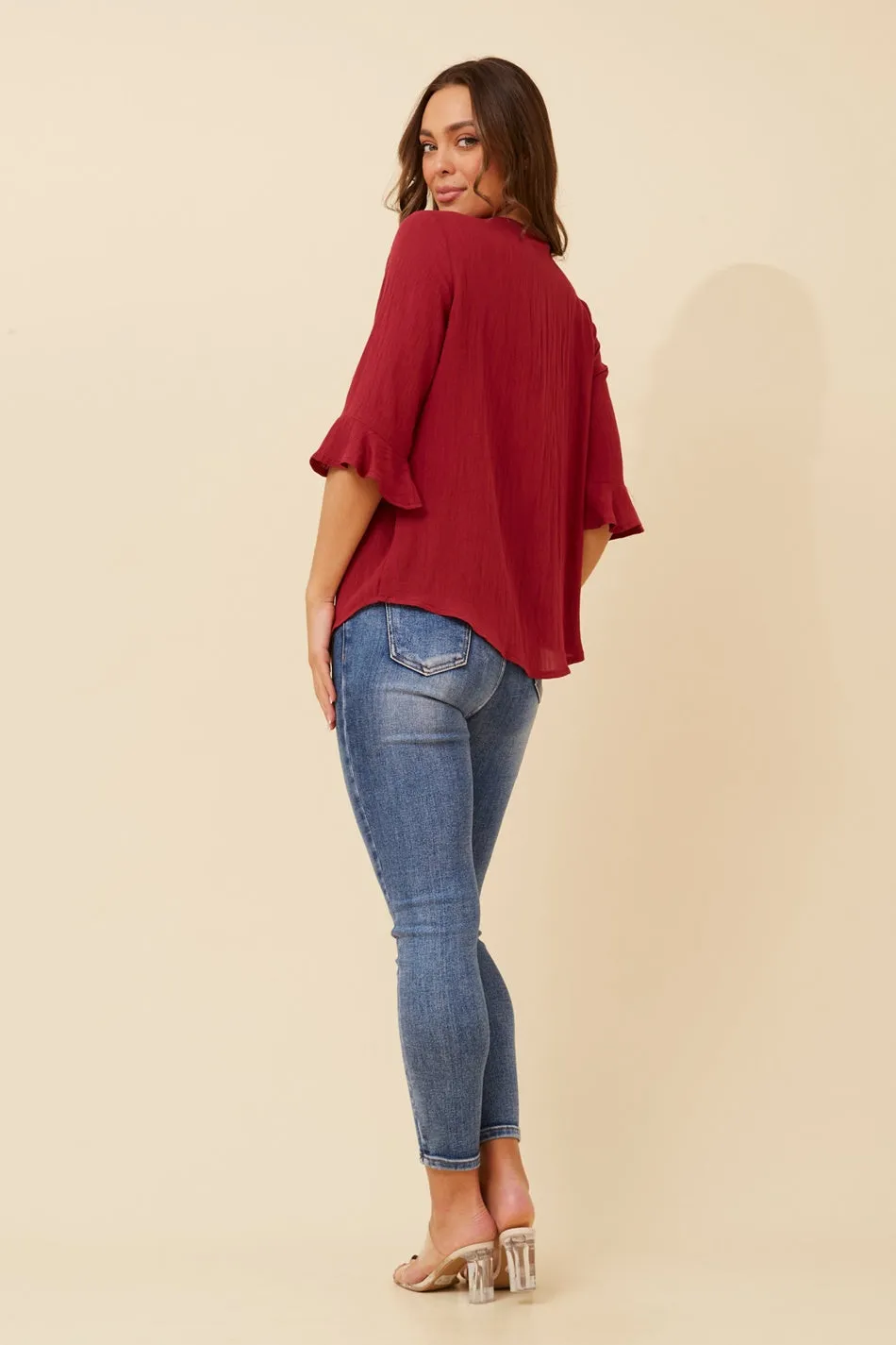 RUE BUTTON DETAIL TOP