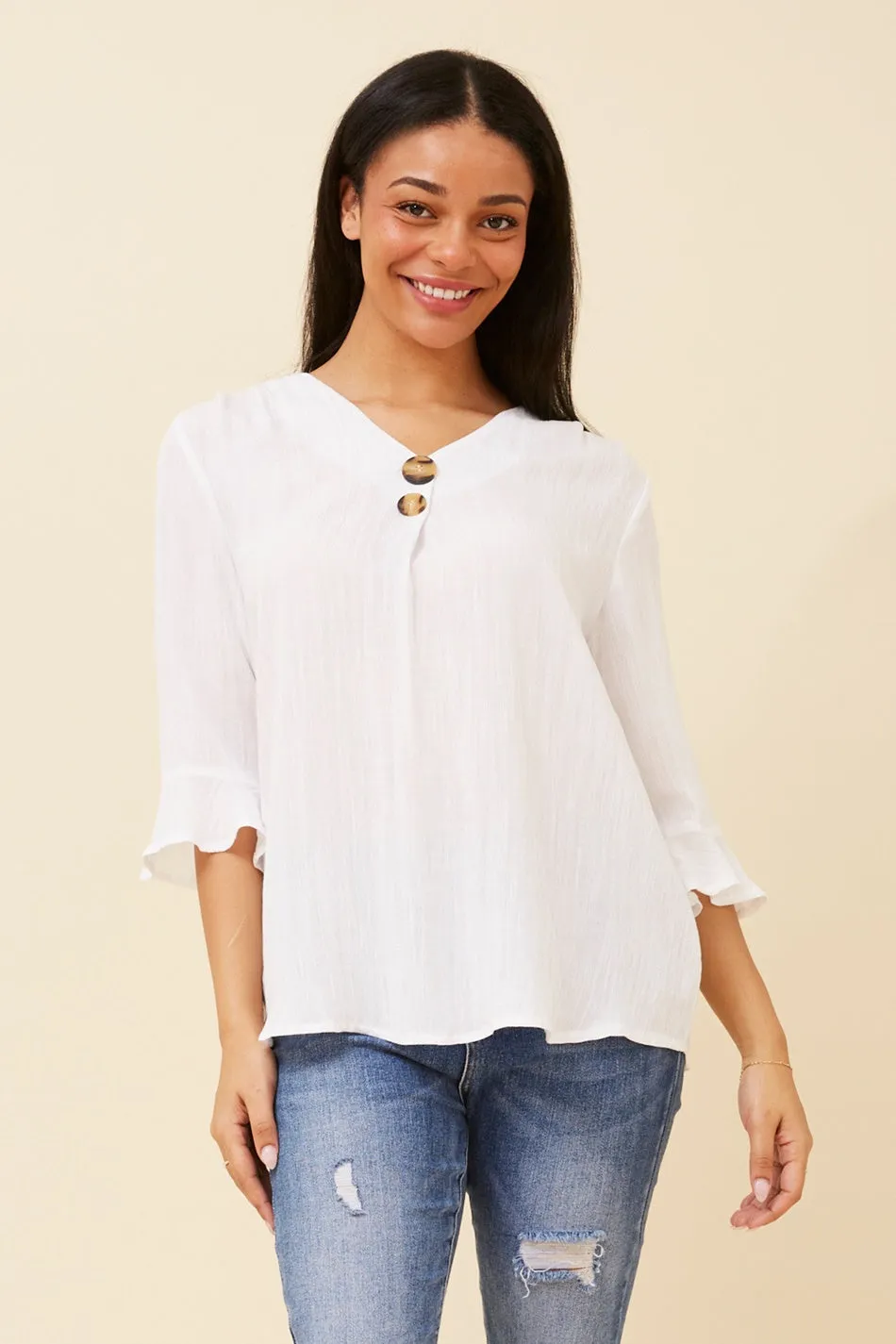 RUE BUTTON DETAIL TOP