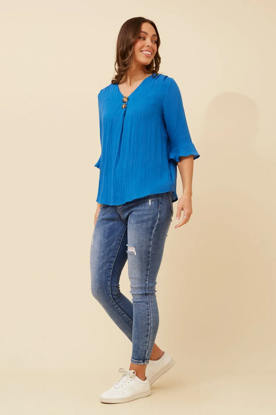 RUE BUTTON DETAIL TOP