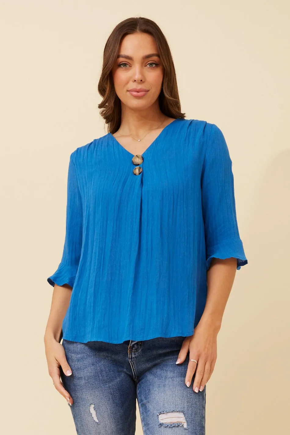 RUE BUTTON DETAIL TOP