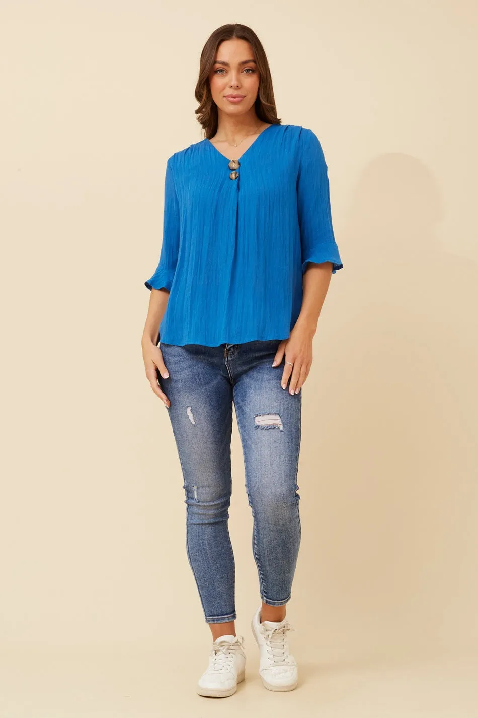 RUE BUTTON DETAIL TOP