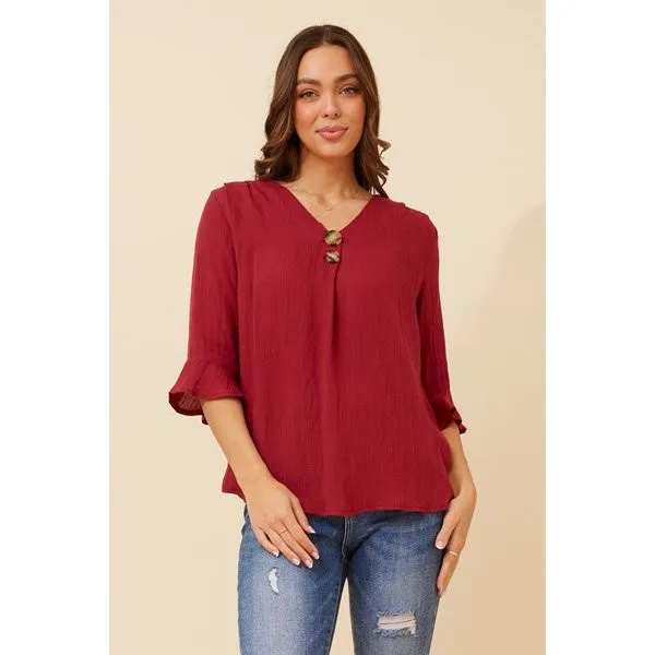 RUE BUTTON DETAIL TOP