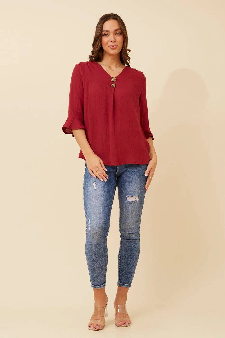 RUE BUTTON DETAIL TOP
