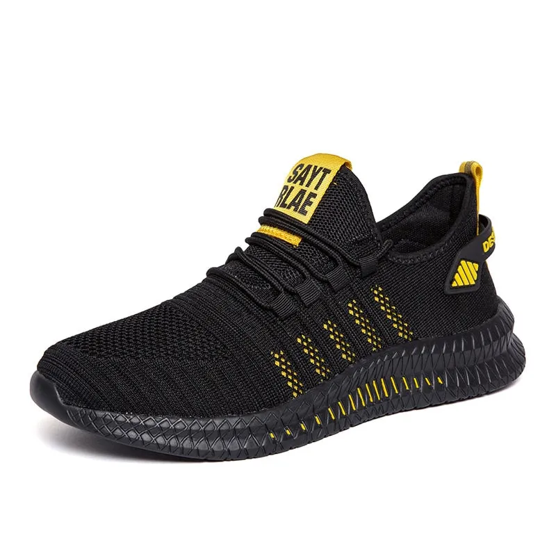 Running Shoes Elasticity Men Shoe Light Casual Mens Sneaker