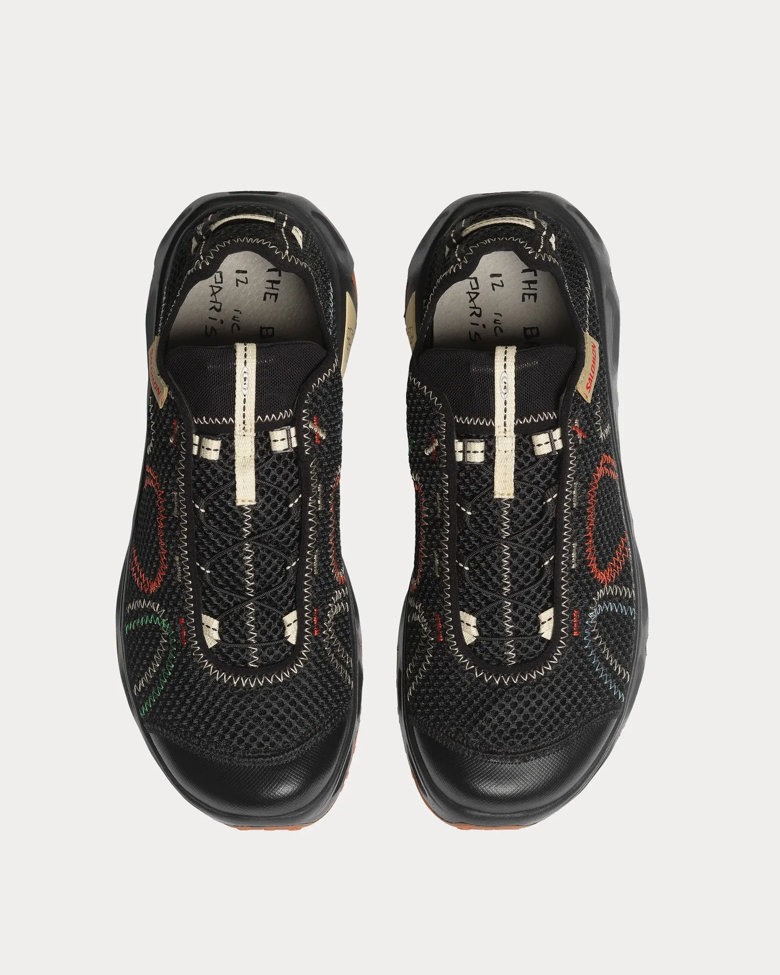 RX Travel 6.0 Black / Bleached Sand / High Risk Red Slip On Sneakers