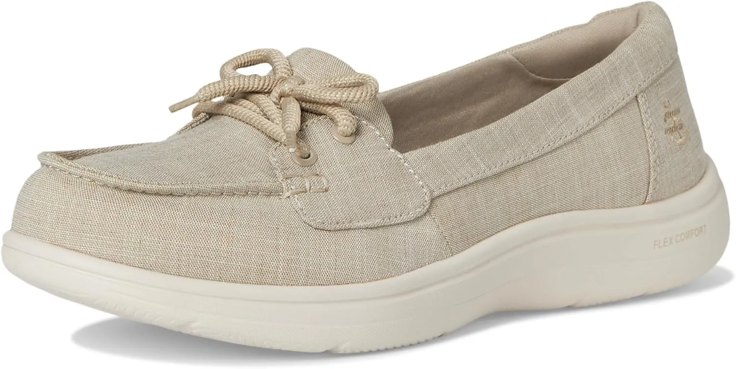 SKECHERS Women's On-The-go Flex Radiant-Rivera Boat Shoe