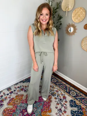 Soft Modal Sleeveless Top - Sage