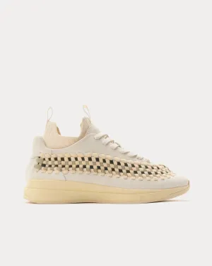 Sox Hike Knitting Cream White / Olive Green Low Top Sneakers