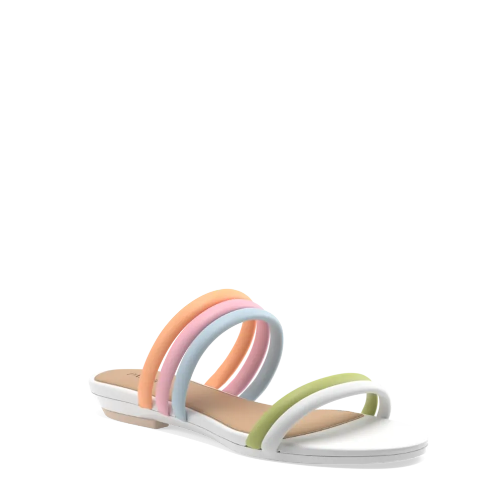 The Slide - White Multi Leather Rope 4 Block