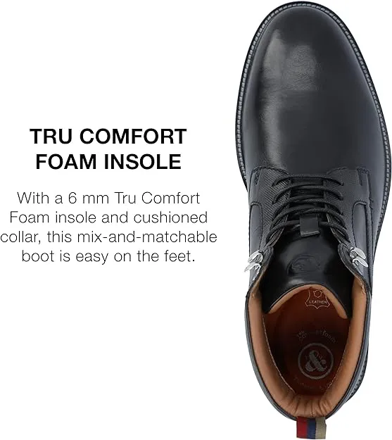 Thomas & Vine Men's Simeon Tru Comfort Boot  Color Black Size 8M