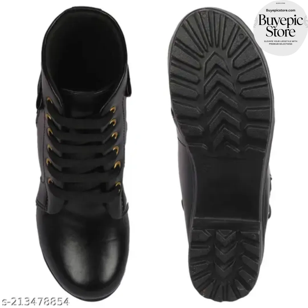 Trendy High Heel Ankle Boots with Zipper for Women