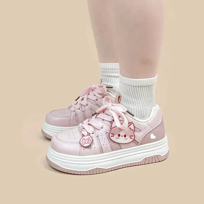 Ultra Chubby Kitty Chunky Pink Shoes - Women's