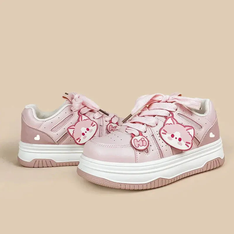 Ultra Chubby Kitty Chunky Pink Shoes - Women's