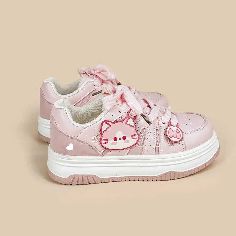 Ultra Chubby Kitty Chunky Pink Shoes - Women's