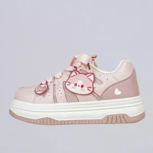 Ultra Chubby Kitty Chunky Pink Shoes - Women's