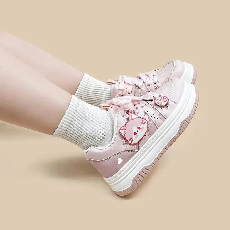 Ultra Chubby Kitty Chunky Pink Shoes - Women's