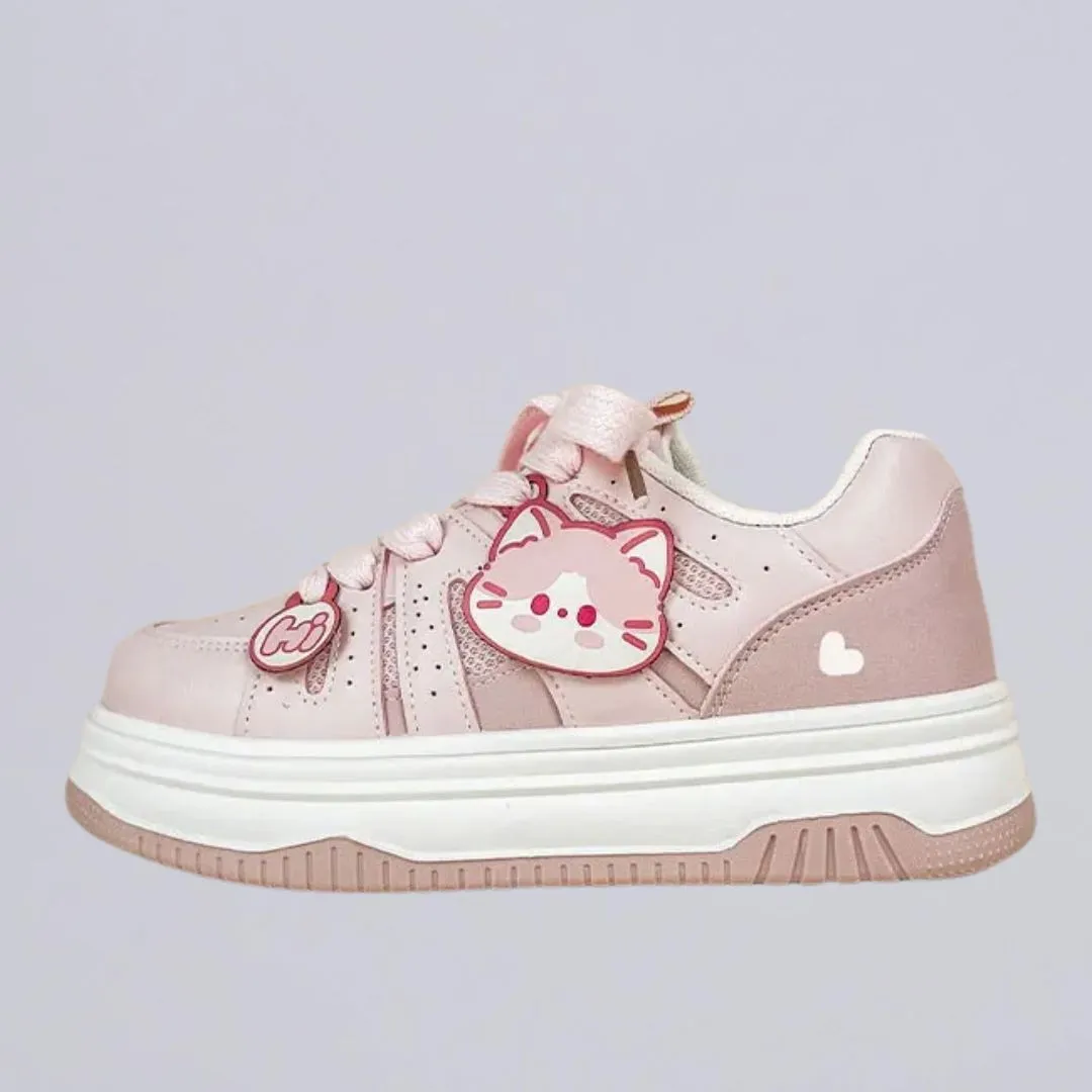 Ultra Chubby Kitty Chunky Pink Shoes - Women's