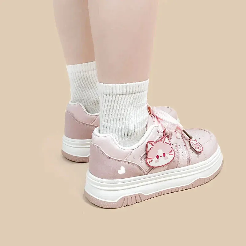 Ultra Chubby Kitty Chunky Pink Shoes - Women's