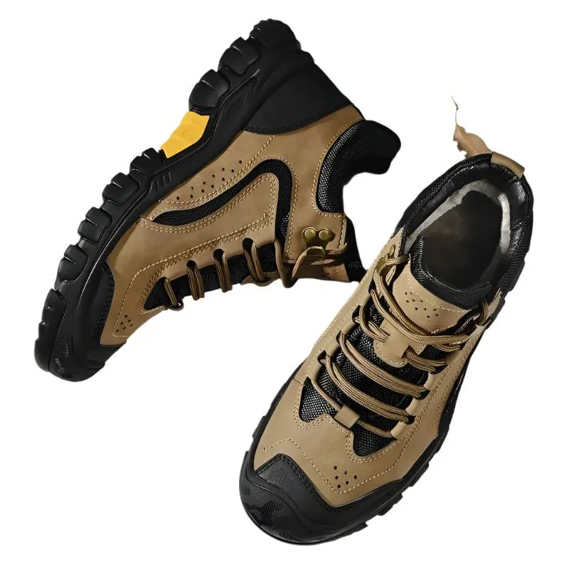 Warm Plush Fur Winter Men's Leather Boots – Casual Snow Boots