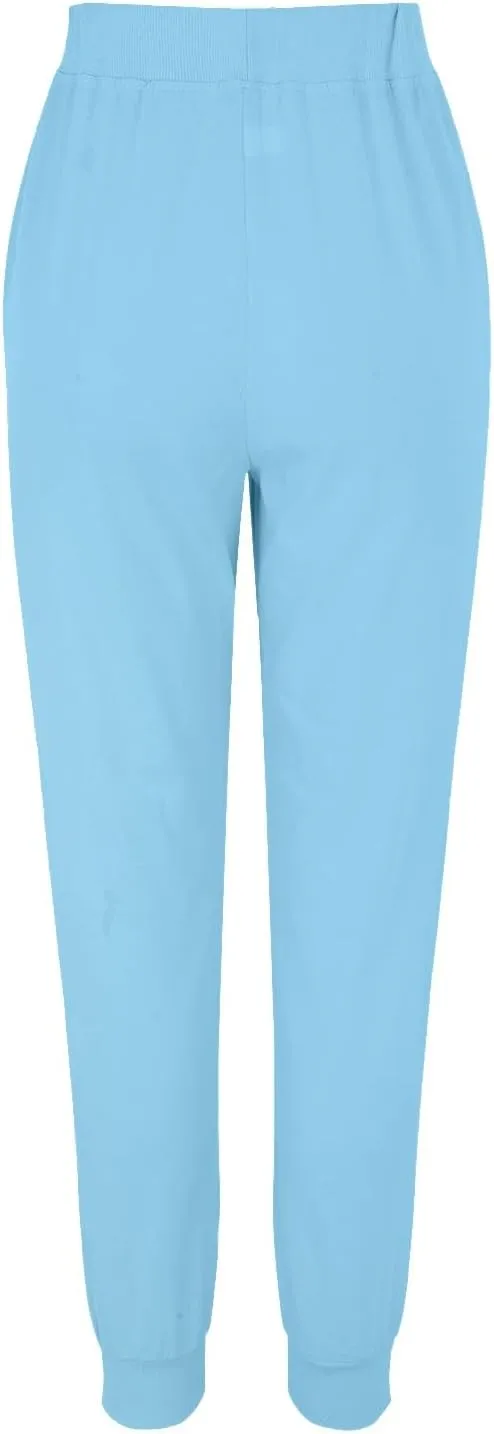 Women Tapered Pants Cotton Linen Drawstring Back Elastic Waist Trousers Casual Summer Plus Size Joggers with Pockets