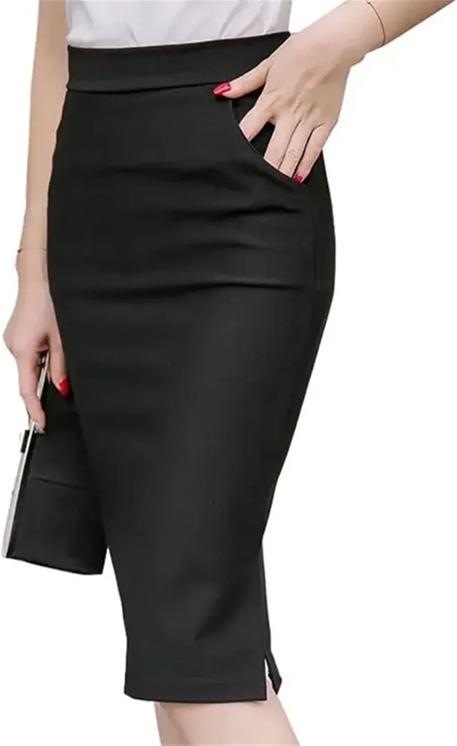 Women's high Waist Slim Sexy Fishtail Skirt, Women's Office Business Casual Pencil Skirt